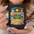 Summer Reading 2026 Unearth a Story Book Reading Graphic Print Coffee Mug Unique Gifts