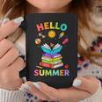 Summer Reading Books Librarian Teacher Last Day Of School Graphic Print Coffee Mug Unique Gifts