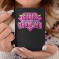 Super Glam-Ma Superhero Grandmother Comic Book Graphic Print Coffee Mug Unique Gifts