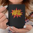 Super Grandfather Comic Book Hero Tshirt Super Papaw Graphic Print Coffee Mug Unique Gifts