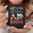 Tap Dancer Girl Who Loves Tap Dance & Books Graphic Print Coffee Mug Unique Gifts