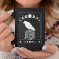 Tarot Card Raven Crow On Books Dark Academia Aesthetic Graphic Print Coffee Mug Unique Gifts Tarot Card Raven Crow On Books Dark Academia Aesthetic Graphic Print Coffee Mug Unique Gifts