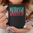 Teaching Pun Literacy Is My Jam Librarian Book Lover Teacher Graphic Print Coffee Mug Unique Gifts