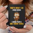 That's What I Do I Read Books I Avoid People I Know Things Graphic Print Coffee Mug Unique Gifts