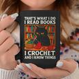 That's What I DO I Read Books Crochet Cat Graphic Print Coffee Mug Unique Gifts