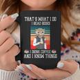 That's What i Do i Read Books i Drink Coffee Owl Teacher For Men Women Kids Graphic Print Coffee Mug Unique Gifts