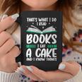 That's What I Do I Read Books I Eat Cakes Book Lover Graphic Print Coffee Mug Unique Gifts