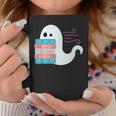 Threadless Grey Sky Chai Trans Book Pride Ghost Graphic Graphic Print Coffee Mug Unique Gifts