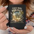 Tired Moms Book Club Cozy Night Coffee Reading Cat Graphic Print Coffee Mug Unique Gifts