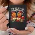 ’Tis The Season To Be Reading Book Lover Graphic Print Coffee Mug Unique Gifts