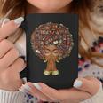 History Month Afro Book Lover Women Girls Librarian Graphic Print Coffee Mug Unique Gifts
