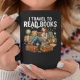 I Travel To Read Books Girls & Women Traveller Reader Graphic Print Coffee Mug Unique Gifts I Travel To Read Books Girls & Women Traveller Reader Graphic Print Coffee Mug Unique Gifts
