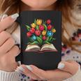 Tulips Flowers Book Floral Graphic Print Coffee Mug Unique Gifts