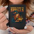 Words Turn To Spells Witchy Magic Book Aesthetic Graphic Print Coffee Mug Unique Gifts Words Turn To Spells Witchy Magic Book Aesthetic Graphic Print Coffee Mug Unique Gifts
