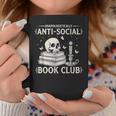 Unapologetically Anti-Social Book Club Introvert Reader Graphic Print Coffee Mug Unique Gifts