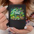 Unearth a Story Library Summer Reading 2026 Dinosaur Book Graphic Print Coffee Mug Unique Gifts