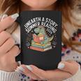 Unearth A Story Summer Reading 2026 Dinosaur Books Graphic Print Coffee Mug Unique Gifts Unearth A Story Summer Reading 2026 Dinosaur Books Graphic Print Coffee Mug Unique Gifts
