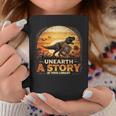 Unearth Story Summer Reading 2026 Dinosaurs Library Reading Graphic Print Coffee Mug Unique Gifts