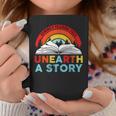 Unearth a Story Summer Reading 2026 Vintage Book Rainbow Graphic Print Coffee Mug Unique Gifts Unearth a Story Summer Reading 2026 Vintage Book Rainbow Graphic Print Coffee Mug Unique Gifts
