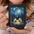 Van Gogh Starry Night Ghost Book Reading Camping Halloween Graphic Print Coffee Mug Unique Gifts Van Gogh Starry Night Ghost Book Reading Camping Halloween Graphic Print Coffee Mug Unique Gifts