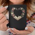 Vintage Book Lover Valentine Heart Graphic Print Coffee Mug Unique Gifts