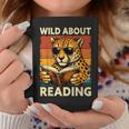 Vintage Cheetah Reading Book Wild About Reading Shirts Boys Graphic Print Coffee Mug Unique Gifts Vintage Cheetah Reading Book Wild About Reading Shirts Boys Graphic Print Coffee Mug Unique Gifts