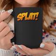 Vintage Comic Book Collector Reader Sound Effect Splat Graphic Print Coffee Mug Unique Gifts