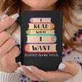 Vintage I Read What I Want Book Lovers Graphic Print Coffee Mug Unique Gifts