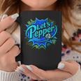 Volleyball Lets Pepper Comic Book Pop Art Teen Girls Cute Graphic Print Coffee Mug Unique Gifts