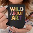 Wild About Art Books Animal Safari Children's Art Teacher Graphic Print Coffee Mug Unique Gifts Wild About Art Books Animal Safari Children's Art Teacher Graphic Print Coffee Mug Unique Gifts