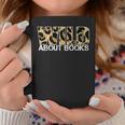 Wild About Books Leopard I Love Reading Book Lover Graphic Print Coffee Mug Unique Gifts