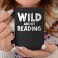 Wild About Reading Book Lover Library Graphic Print Coffee Mug Unique Gifts Wild About Reading Book Lover Library Graphic Print Coffee Mug Unique Gifts