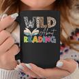 Wild About Reading Reading Books & Bookworm For Book Reader Graphic Print Coffee Mug Unique Gifts