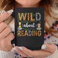 Wild About Reading Reading Books Lovers Reader Librarian Graphic Print Coffee Mug Unique Gifts