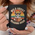 Wild About Reading Bruh Cool Leopard Animal Cheetah Book Graphic Print Coffee Mug Unique Gifts