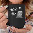 Wine Lovers WELL RED Book Club Drinking Graphic Print Coffee Mug Unique Gifts