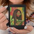 Women Reading Book Educated Black History Month Women Graphic Print Coffee Mug Unique Gifts