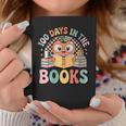 Women's 100 Days In The Books Cute Apple Reading School Graphic Print Coffee Mug Unique Gifts