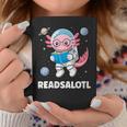 Women's Axolotl Books Readsalotl Reading Bookworm Boys Girls Kids Graphic Print Coffee Mug Unique Gifts