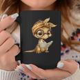 Women's Baby Lizard Small Book Reading Reptile Graphic Portrait Graphic Print Coffee Mug Unique Gifts Women's Baby Lizard Small Book Reading Reptile Graphic Portrait Graphic Print Coffee Mug Unique Gifts