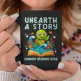 Women's Book Sea Turtle Summer Reading 2026 Unearth a Story Graphic Print Coffee Mug Unique Gifts