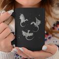 Women's Flying Dragon Fantasy Reader For Bookworm Book Lovers Graphic Print Coffee Mug Unique Gifts