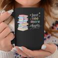 Women's Just One More Chapter Cozy Pastel Bookworm Cute Book Reader Graphic Print Coffee Mug Unique Gifts Women's Just One More Chapter Cozy Pastel Bookworm Cute Book Reader Graphic Print Coffee Mug Unique Gifts