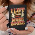 Women's Lift So I Can Carry More Books Reading Lovers Workout Graphic Print Coffee Mug Unique Gifts Women's Lift So I Can Carry More Books Reading Lovers Workout Graphic Print Coffee Mug Unique Gifts