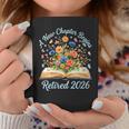 Women's New Chapter Begins Retired 2026 Watercolor Floral Book Women Graphic Print Coffee Mug Unique Gifts Women's New Chapter Begins Retired 2026 Watercolor Floral Book Women Graphic Print Coffee Mug Unique Gifts