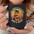 Women's Retro Beach Book Lover Vacation All I Need Is THE Beach And Graphic Print Coffee Mug Unique Gifts