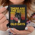 Women's These Are The Good Old Days Cat Reading A Book Graphic Print Coffee Mug Unique Gifts Women's These Are The Good Old Days Cat Reading A Book Graphic Print Coffee Mug Unique Gifts