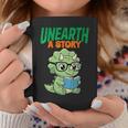 Women's Unearth a Story Summer Reading 2026 Triceratops Dino Book Graphic Print Coffee Mug Unique Gifts Women's Unearth a Story Summer Reading 2026 Triceratops Dino Book Graphic Print Coffee Mug Unique Gifts
