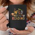 Women's Wild About Reading Book Animal Children's Book Lover Teacher Graphic Print Coffee Mug Unique Gifts Women's Wild About Reading Book Animal Children's Book Lover Teacher Graphic Print Coffee Mug Unique Gifts