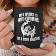 In A World Of Bookworms Be A Book Dragon Inspirational Graphic Print Coffee Mug Unique Gifts